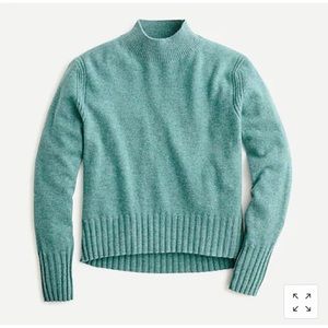 NWT J. Crew Cashmere mockneck sweater